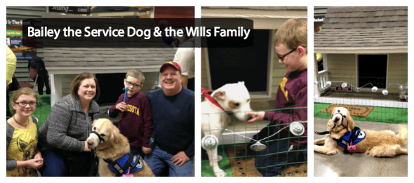 Bailey the Service Dog & the Wills Family
