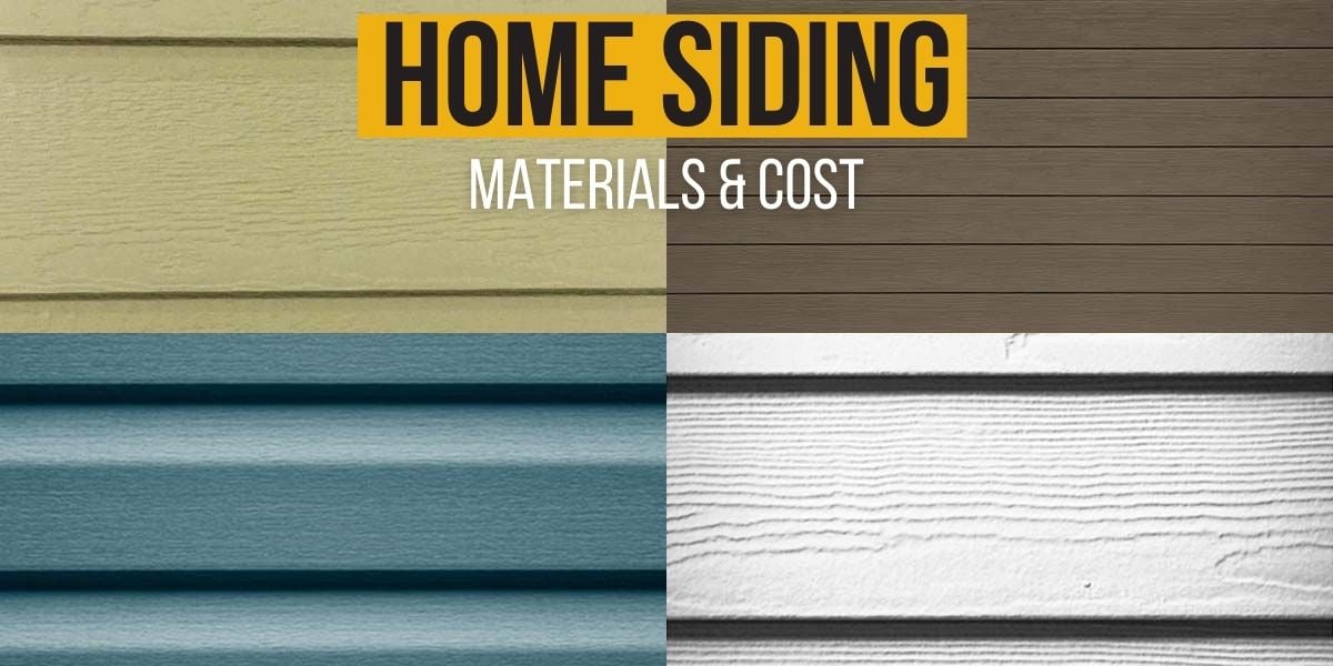 Home Siding Materials and Cost