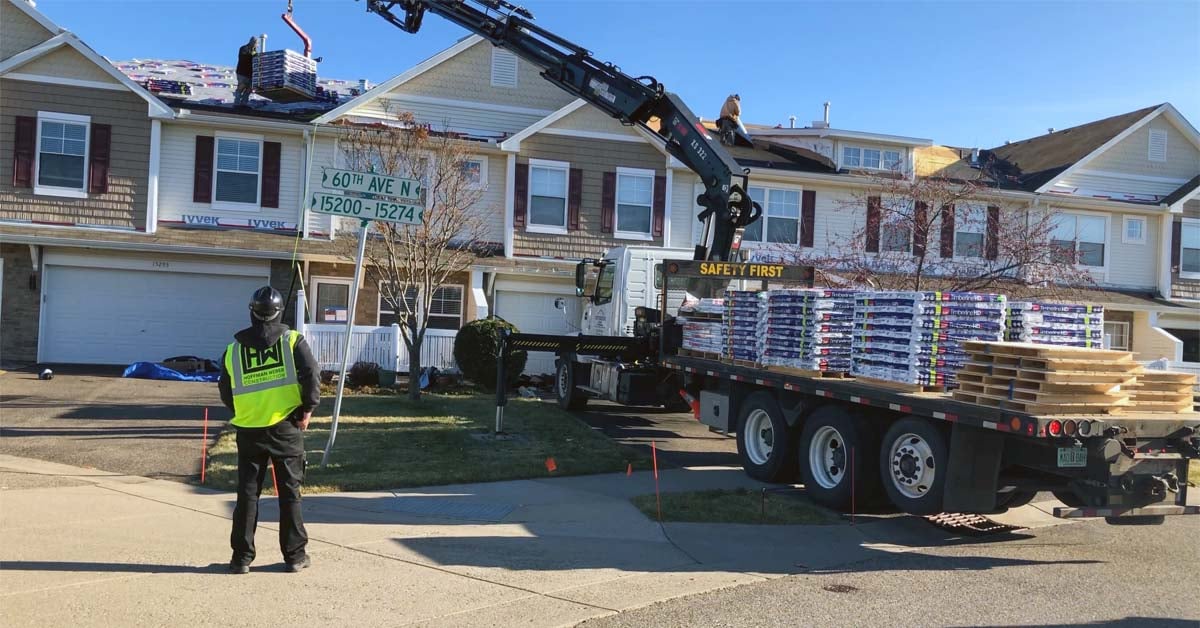 roof loading shingles