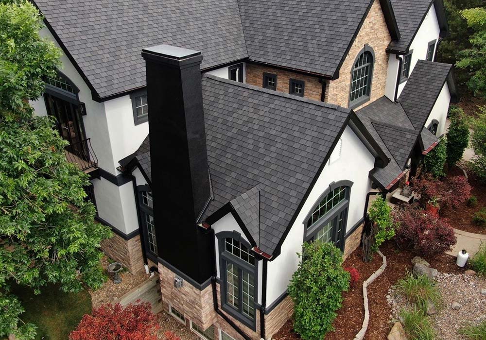 F-Wave Roofing REVIA Designer Slate American Blends Charcoal Blend