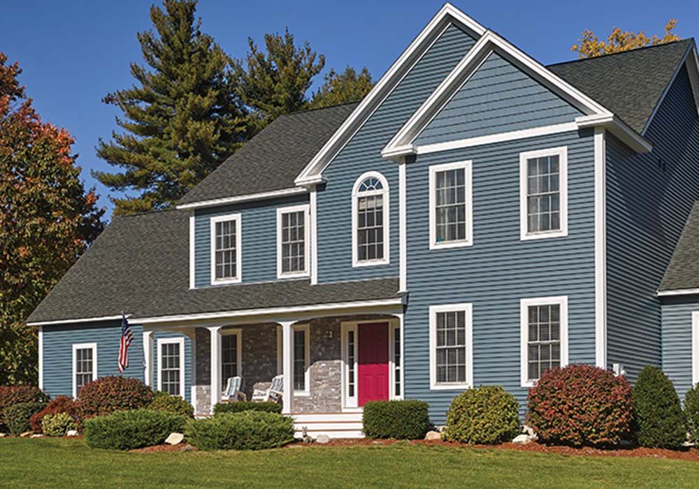 CertainTeed Siding STONEFacade Adirondack Snowfall