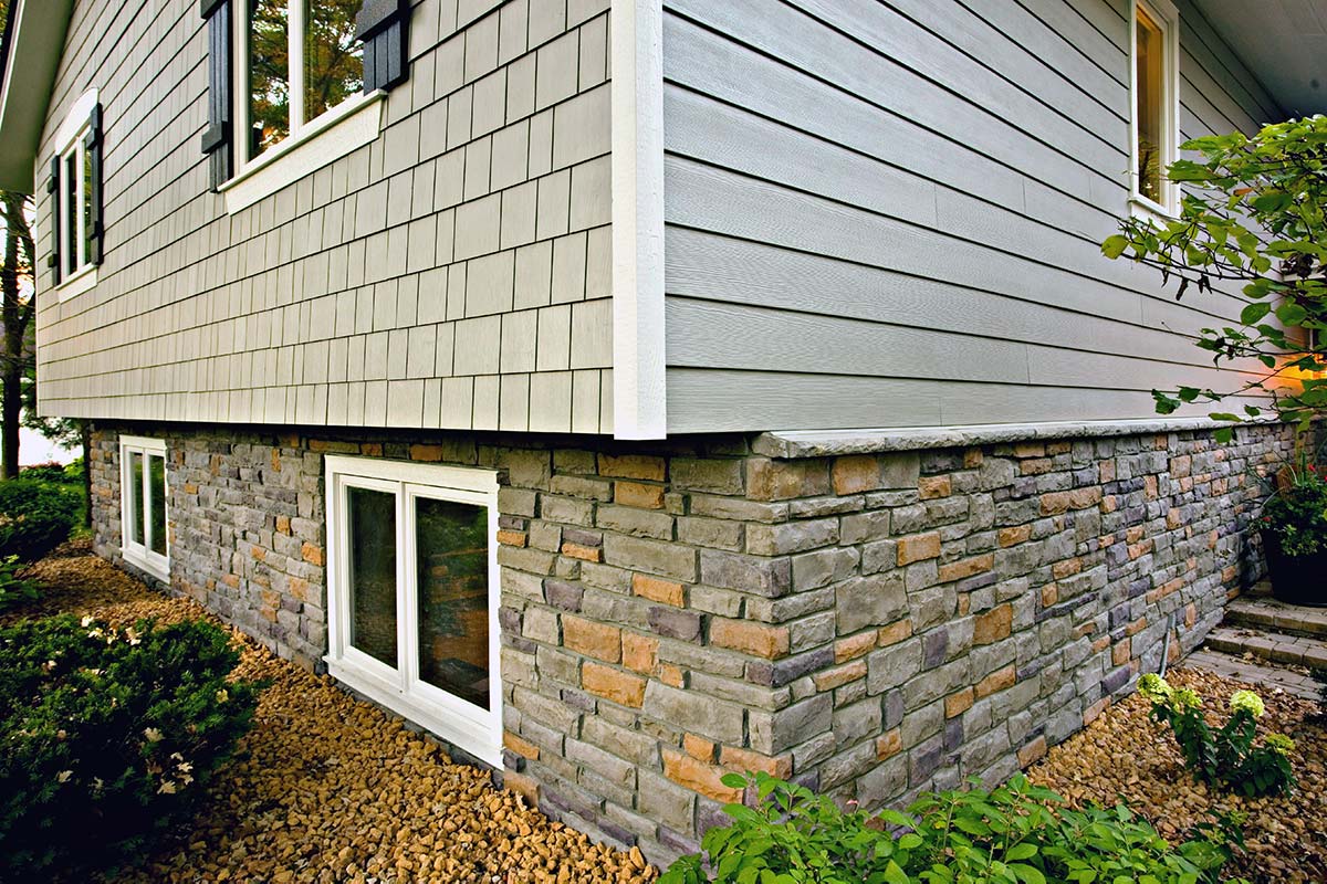 James Hardie Siding Cedarmill Lap Gray HardieShingle Straight Edge Shake Gray_