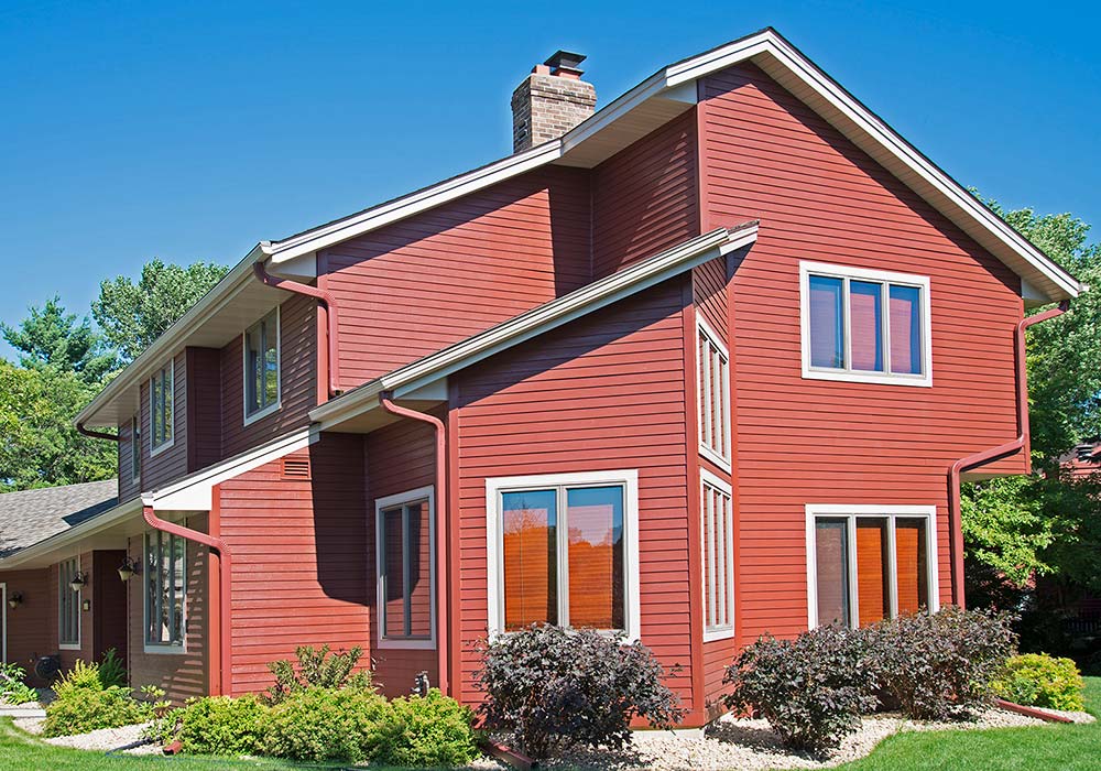 James Hardie Siding HardiePlank Lap Countrylane Red