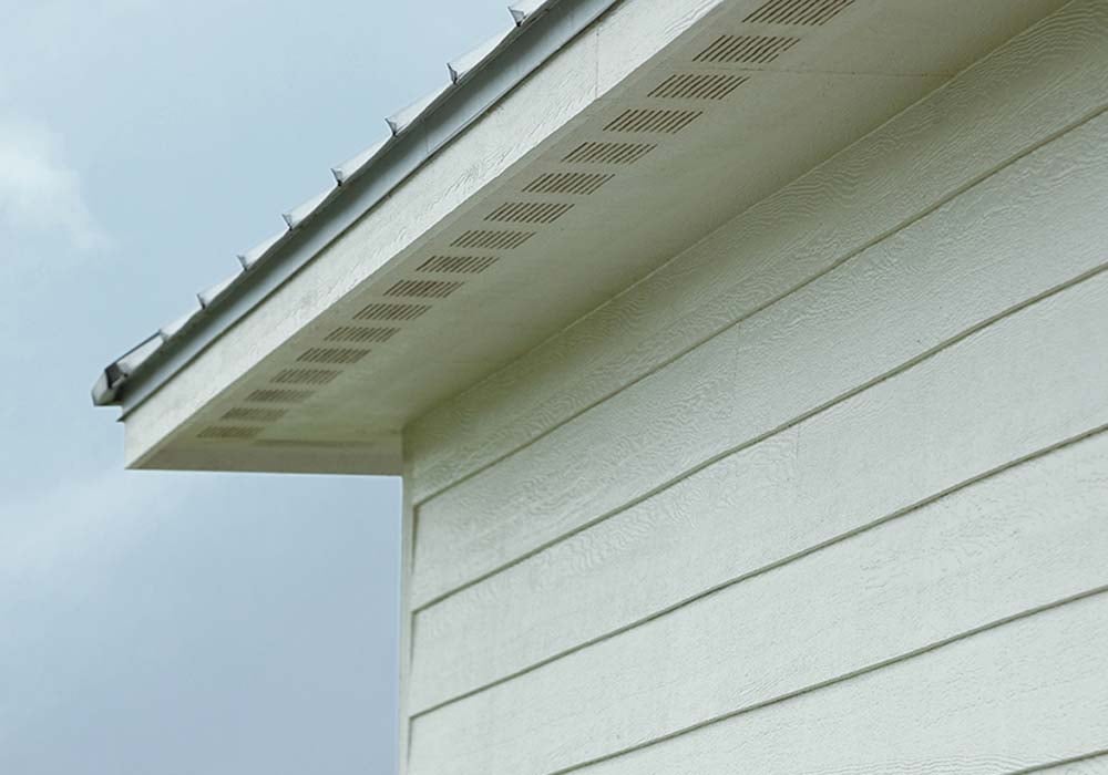 LP Smartside vented soffit