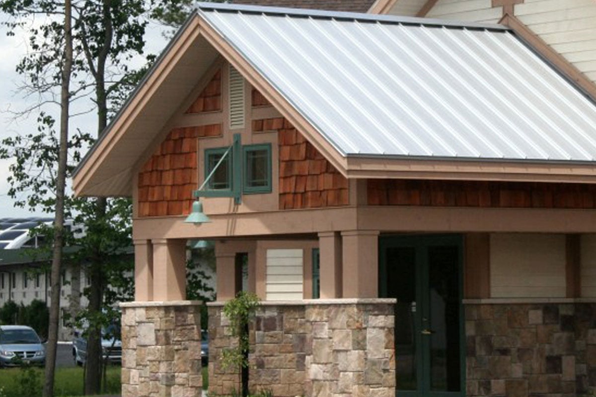 standing-seam-metal-roof, sloped roof