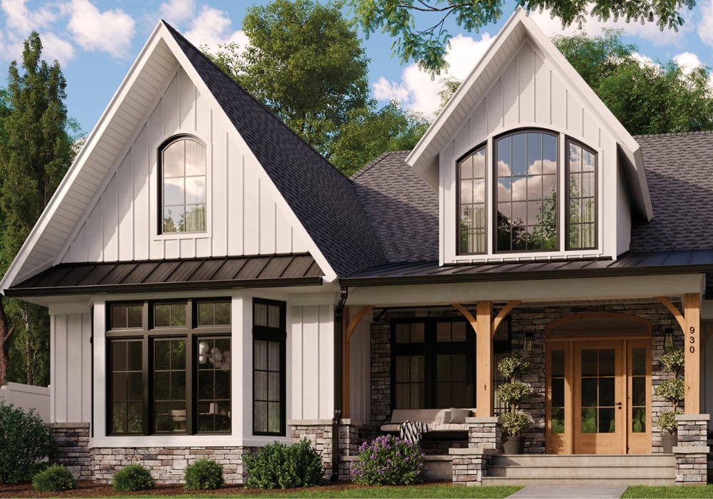 Mastic Vinyl Siding Board and Batten in White