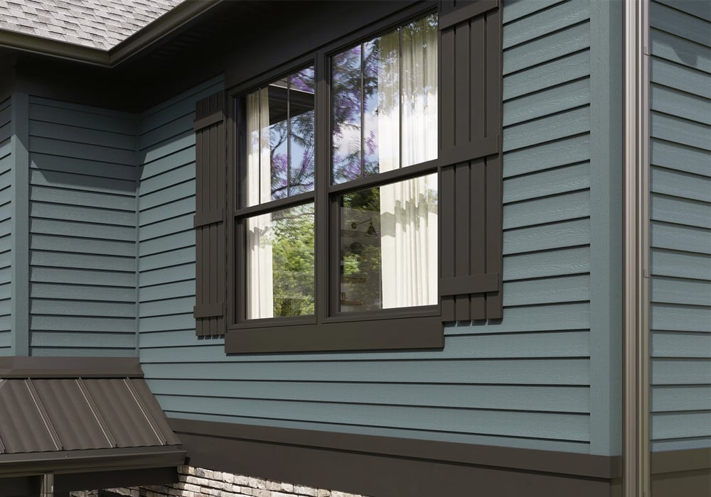 Mastic Vinyl Siding Ovation in Natural Slate