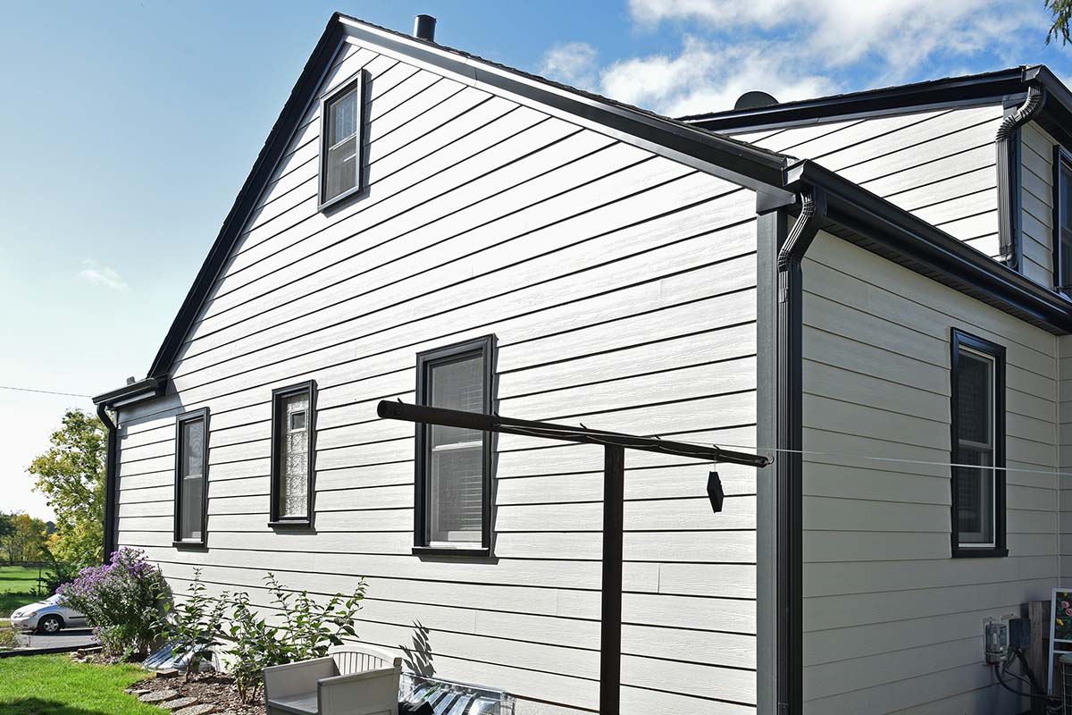 Roofing GAF Timberline HDZ Pewter Gray, Siding James Hardie HZ5 HardiePlank Cedarmill Lap Siding Cobblestone ,Hardie Shingle Straight Edge Siding Cobblestone, Hardie Trim Iron Gray Roofing GAF Timberline HDZ Pewter Gray, Siding James Hardie HZ5 HardiePlank Cedarmill Lap Siding Cobblestone ,Hardie Shingle Straight Edge Siding Cobblestone, Hardie Trim Iron Gray