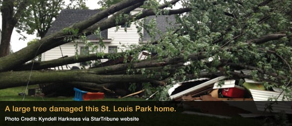 Minneapolis Storm Damage