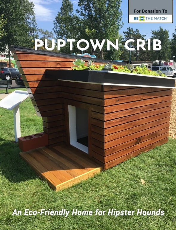 PUP-Town Crib - An eco-friendly home for hipster hounds