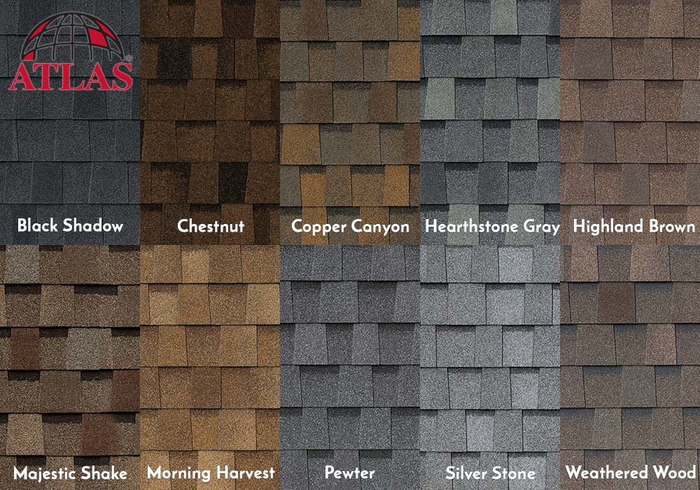 Atlas Roofing StormMaster Shake Shingle Colors