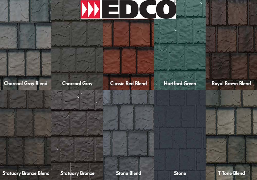 EDCO Roofing ArrowLine Slate Swatches