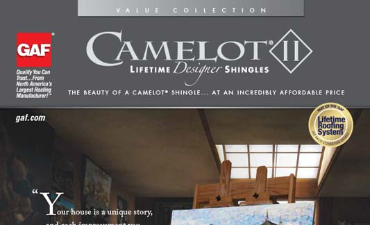 GAF Roofing Camelot II Brochure