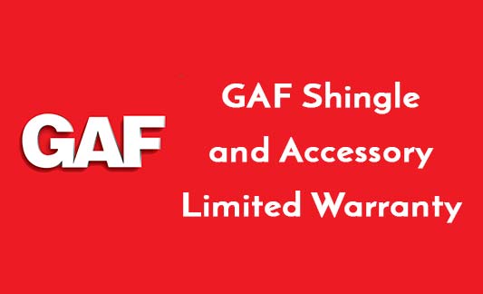 GAF Roofing Shingle and Accessory Limited Warranty Brochure