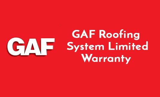 GAF Roofing System Limited Warranty Brochure