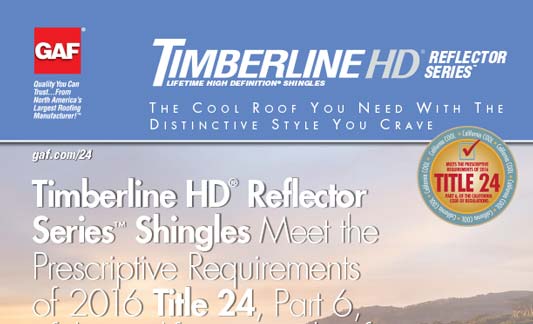 GAF Roofing Timberline HD Reflector Series Brochure