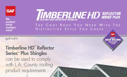 GAF Roofing Timberline HD Reflector Series Plus Brochure