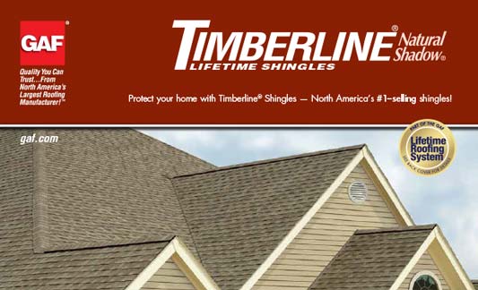 GAF Roofing Timberline Natural Shadow Brochure