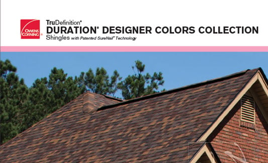 Owens Corning Roofing Duration Designer Brochure