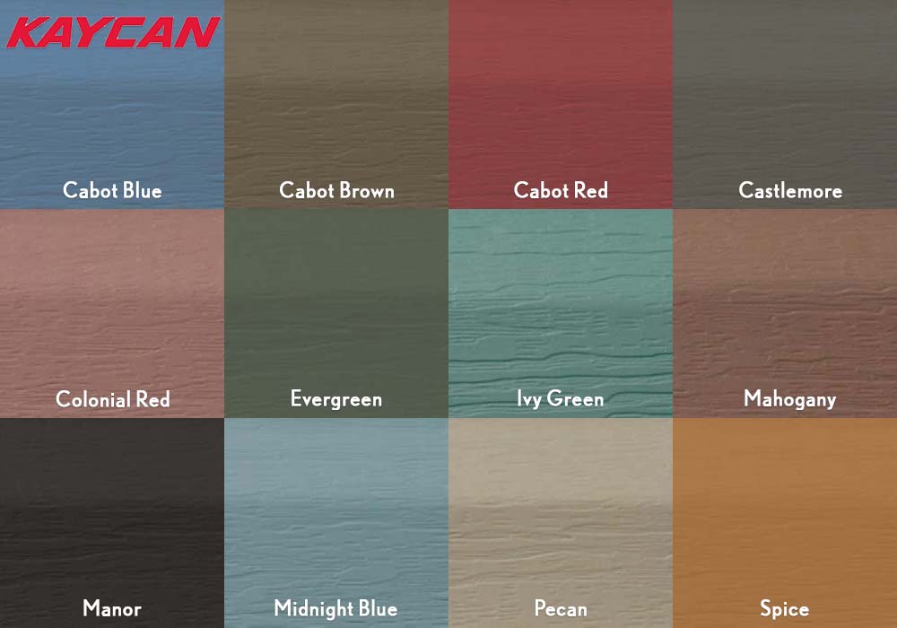 Kaycan Vinyl Siding DaVinvi Colors