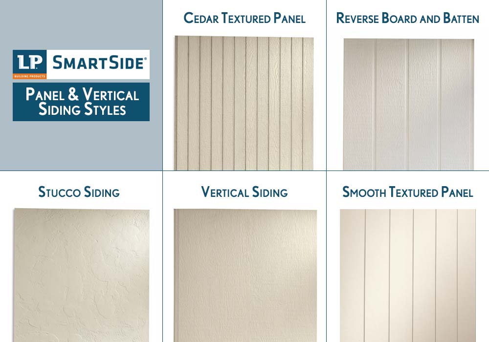 LP Smartside Panel and Vertical Siding Products Styles