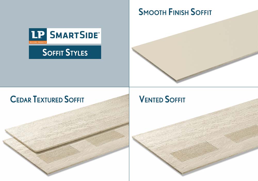 LP Smartside Soffit Products Styles