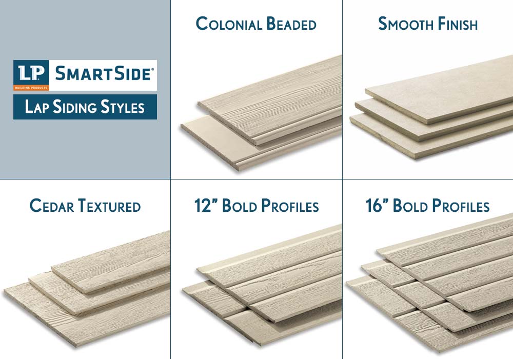 LP Smartside Lap Siding Products Styles