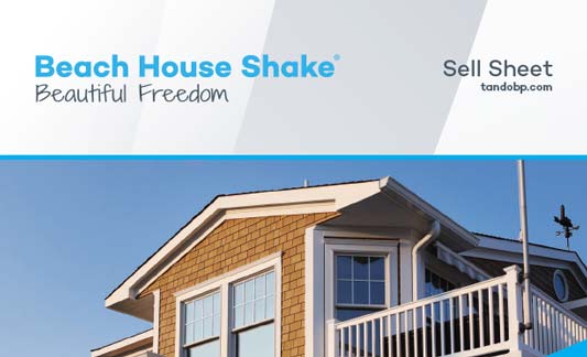 Tando Siding Beach House Shake Brochure