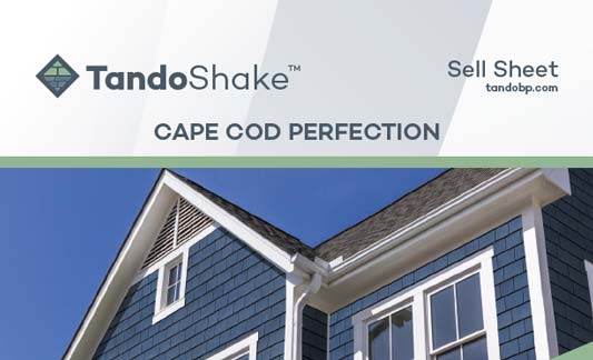 Tando Siding Cape Cod Perfection Brochure