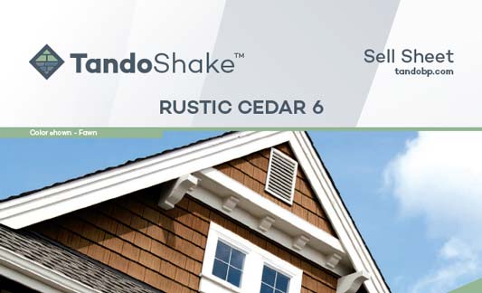 Tando Siding Rustic Cedar 6 Brochure