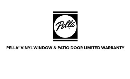 Pella Windows and Doors Vinyl Windows and Patio Doors Limited Warranty Brochure Thumb