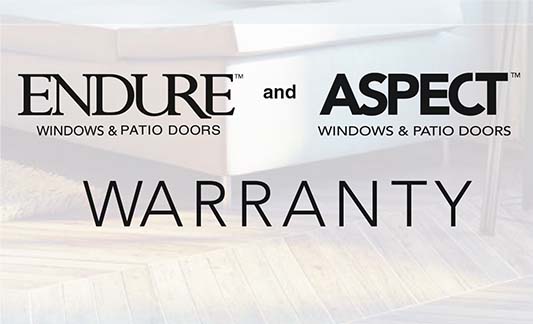 ProVia Windows Aspect Endure Limited Warranty Brochure