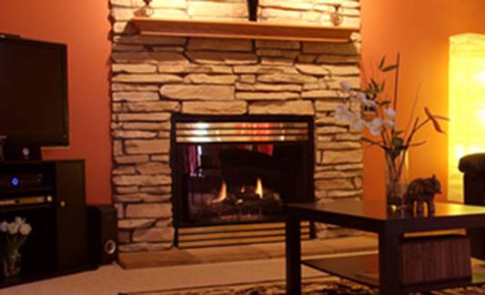 Cozy Up To A Gas Fireplace