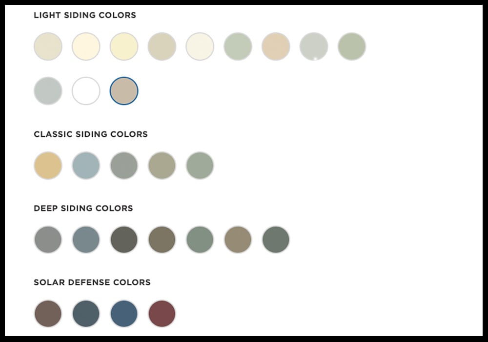 Mastic Ovation Vinyl Siding Color Options Mastic Ovation Vinyl Siding Color Options