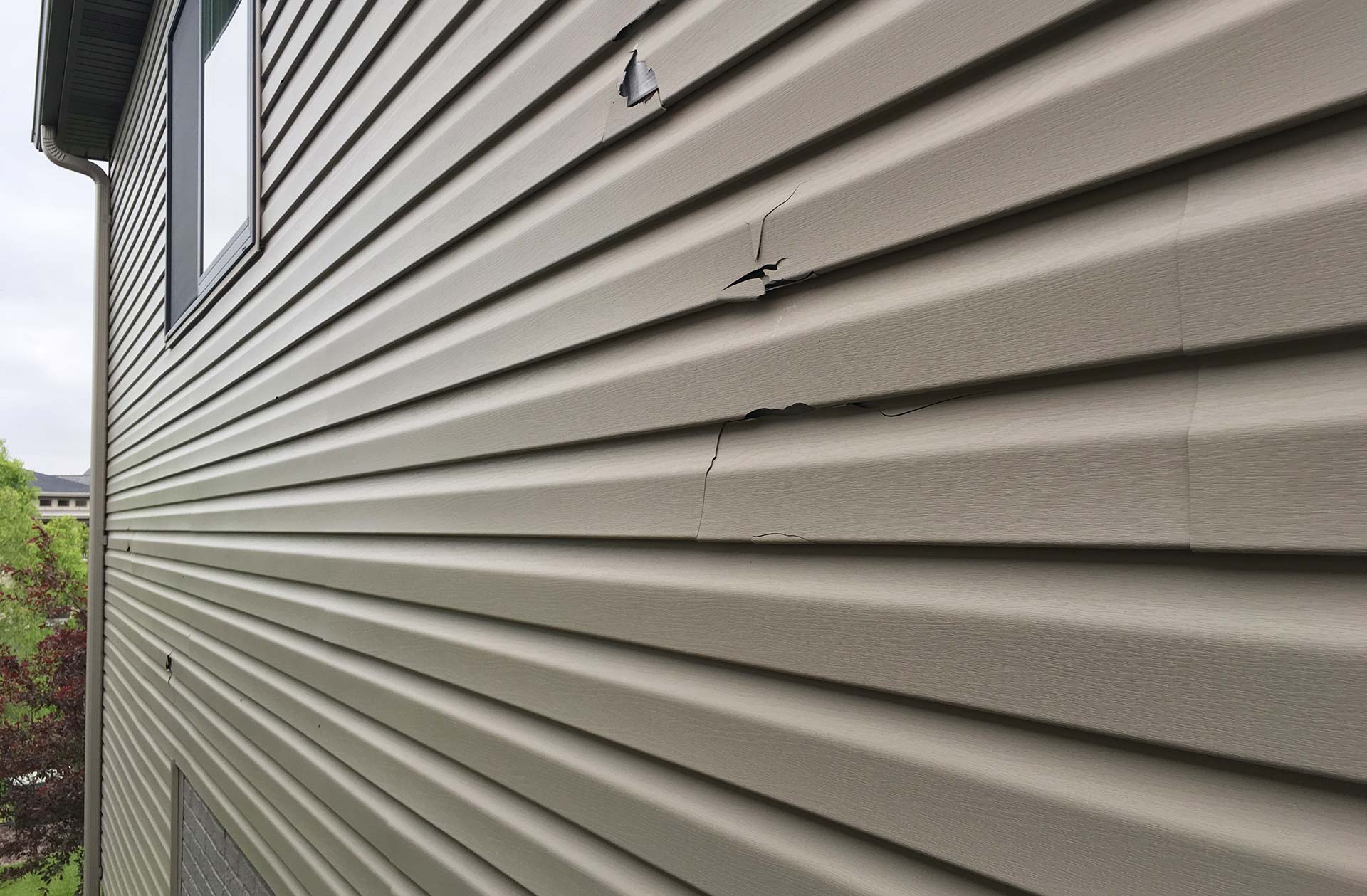 Hail Damage Siding